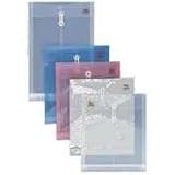 SPR02014 String Poly Envelope,Legal Top Opening,1 Expansion,Clear