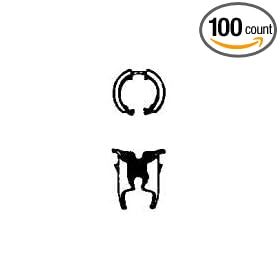 Barrel Nut-1/8X3/16 Hole (100 count)