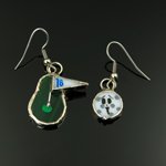 Switchables Stained Glass Golf Earrings