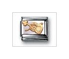 Violin No Color Classic Gold, Italian Charm by Nomination Charms