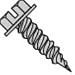 Slotted Hex Washer Self Piercing Screw 5/16 Across Flats Zinc 10 X 1 (Pack of 3,000)