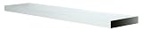 Wallscapes Big Shelf 10 by 48 by 1-3/4-Inch, White, Straight Shelf Kit #BS12025WHKIT