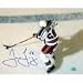 Jaromir Jagr Overhead View White Jersey Crossing Blue Line16X20 Photograph