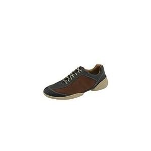 Buy I.Travel Double Agent | Mens Lace up casual Shoes Navy Brown Nubuck by I.Travel