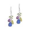 .925 Silver, Jade & Crystal Earrings
