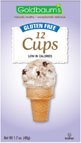 Goldbaums Gluten Free Ice Cream Cones 12 Pack