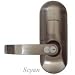 Biometric Fingerprint Door Lock 98AT - Satin Nickel - Left-handed