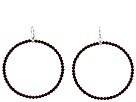 Chan Luu Beaded Hoops Earring (Garnet)