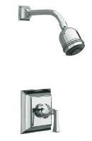 Kohler K-T462-4V Memoirs Rite - Temp Pressure - Balancing Shower Faucet Trim with Deco Lever Handle - K-T462-4V
