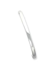 Sterling Silver 4mm Cuff Bangle QB311"