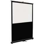 150645: Euroscreen Connect Floor Portable Manual Projection Screen (View Area 190cm x 142.4cm) Matte White (Black Borders) (CF200-V)
