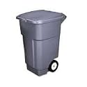 RUBBERMAID COMM PROD #9W27-28 50 GAL GRY Trash Can