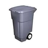RUBBERMAID COMM PROD #9W27-28 50 GAL GRY Trash Can