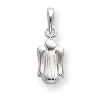 Sterling Silver Angel Pendant with 20 inch Sterling Silver chain