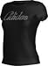 adidas GLITTER TEE T-Shirt schwarz