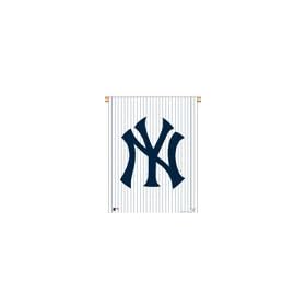 New York Yankees Pinstripes Vertical Flag: 27x37 Banner