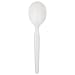Dixie PSM21 Medium Weight Polypropylene Soup Spoon, 5.75" Length, White (Case of 1,000)