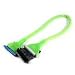 Electronics : AC Ryan Roundcable2-FX ATA133 60cm 1+1dev UV Green (RC30925)