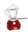 Dollhouse Miniature Red Blender with Removable Top