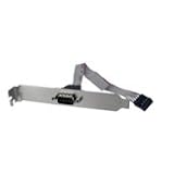 StarTech.com PLATE9MHD 9 Pin Serial Male to 10 Pin IDC Motherboard Header Slot Plate Adapter