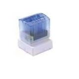 Pre inked Rubber Stamp in Blue 40 x 40mm