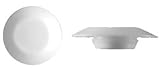 50 3/8" White Plastic Flush Type Hole Plugs 3/4" Head