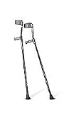 High-Strength Aluminum Forearm Crutches, 250 lb. Weight Capacity
