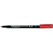 Staedtler Lumocolor permanent marker. Red with 0.4mm nib. box of 10