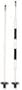 Striped Tournament Junior Flagstick from Par Aide
