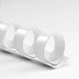 GBC CombBind Spines, 0.25 Inch, 25-Sheet Capacity, White, 100 per Box (4000014)