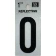 1 BLK Refl Letter O