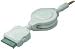 30 - pol iPOD - Stecker / 3,5mm Stecker , verg. Kontakte, wei�, 0,75m
