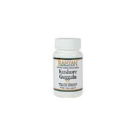 Click here to buy Kaishore Guggulu - Reduces Pitta Inflammations in the Joints and Muscles, 90 tabs,(Banyan....