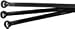 IMPERIAL 371376 ALL ENVIRONMENT BLACK CABLE TIES 11.4"(PACK OF 100)