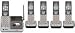AT&T CL82501 DECT 6.0 Cordless Phone 4 Cordless Handsets Chargers