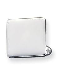 Sterling Silver Square Cuff Links