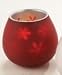 Snowflake Flickering Votive Lantern - Red (Battery Operated Tealight Included)
