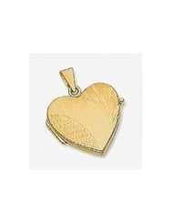 25mm 14k Fancy Heart Locket