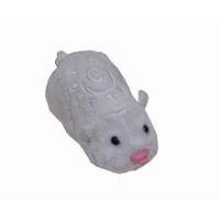 White Go Go Pets Hamster Zhu Zhu Pets Chunk