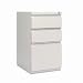 Office Products : ALEPB532819PY Three-Drawer Mobile File Pedestal w/Full-Length Pull, 19-1/4 Deep, Putty