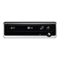 LG GSA E60L Super-Multi - Disk drive - DVD?RW (?R DL) / DVD-RAM - 20x/20x/12x - Hi-Speed USB - external - black, silver - LightScribe