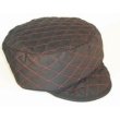 Huntsman Black Quilted Shop Cap Size 7 3/8
