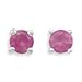 Sterling Silver July Birthstone Stud Earrings. 5mm title=
