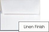 Classic LINEN Solar White (80T/Linen) - A7 Envelopes (5.25-x-7.25) - 50 PK