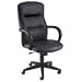 HON 3301SS11T AllureAaA Executive High Back Chair, 3300 Series, Black Leather with Black Frame