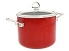 Copper Fusion 4.73L Stockpot Color: Red