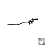 Brass Tank Lever With 8 Arm Satin