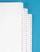 90000 Series Legal Exhibit Index Dividers