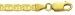 14K Gold Anchor Link Mariner Chain, 3.2mm wide