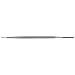 Nicholson File 6 Round Second Cut, American Pattern, Tapered Slightly Towards Point (Pack of 1)